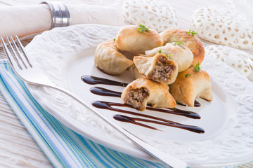 pierogi with meat