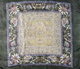 green silk from nepal