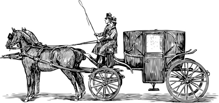 Old horse-drawn carriage