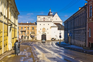 Ausros gate (gate of dawn) in Vilnius
