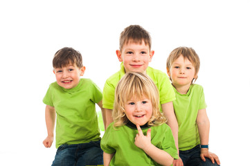 Spielende Kinder - Playing children