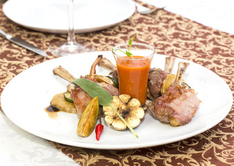 Запеченный ягненок с Овощами
