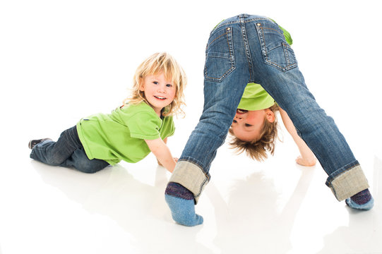 Spielende Kinder - Playing children
