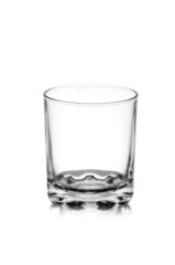 Empty glass isolated on white background