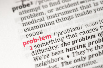 Fototapeta premium Problem definition