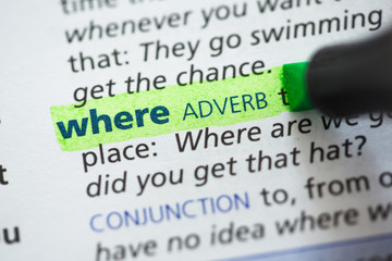 Where definition highlighted