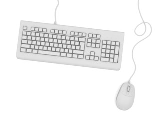 Keyboard and mouse.