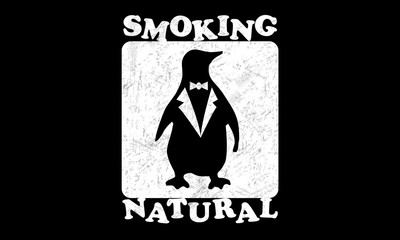 Penguin Smoking Natural