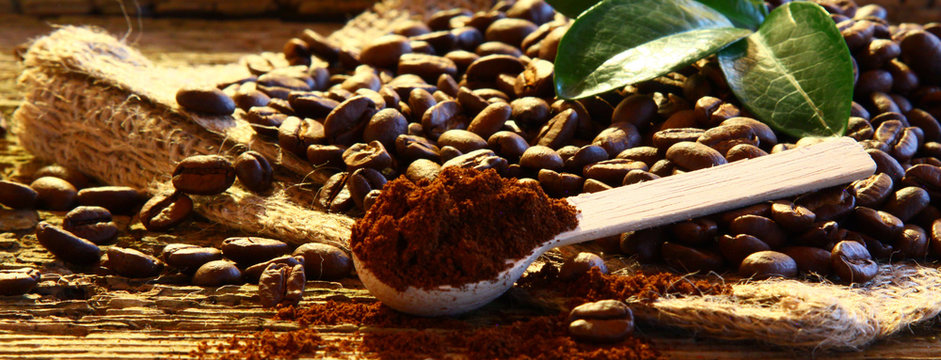 ger&ouml;stete kaffeebohnen
