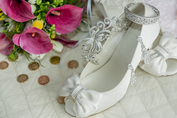bridal shoes and accessories