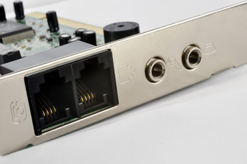 Obraz premium Network card for computer