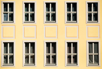Fototapeta premium Decorative white windows