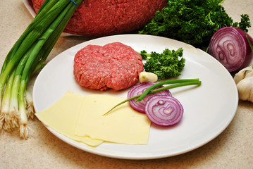 Delicious Cheeseburger Ingredients