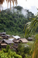 Khamu village. Laos
