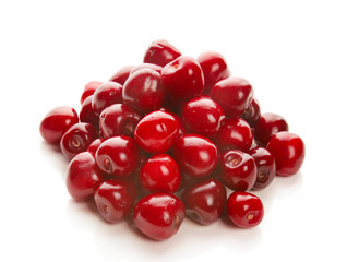 Heap of sweet cherries