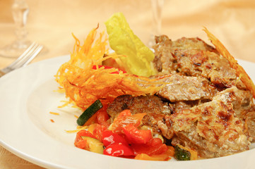 Roasted meat