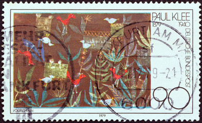 "Bird Garden" by Paul Klee (Germany 1979)