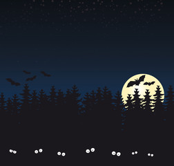 dark forest full moon