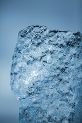 Ice texture from glacier
