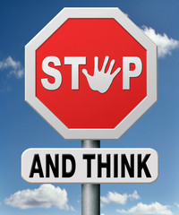 stop and think