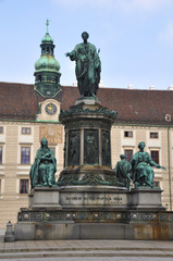 Fototapeta na wymiar Na dworze, Hofburg, Wiedeń, Austria