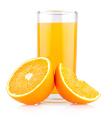 a glass of orange juice