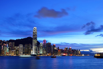 Hong Kong night view