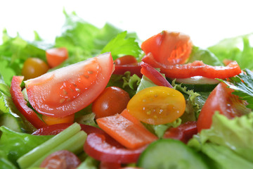 salad with vegetable
