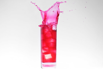 cocktail splashing
