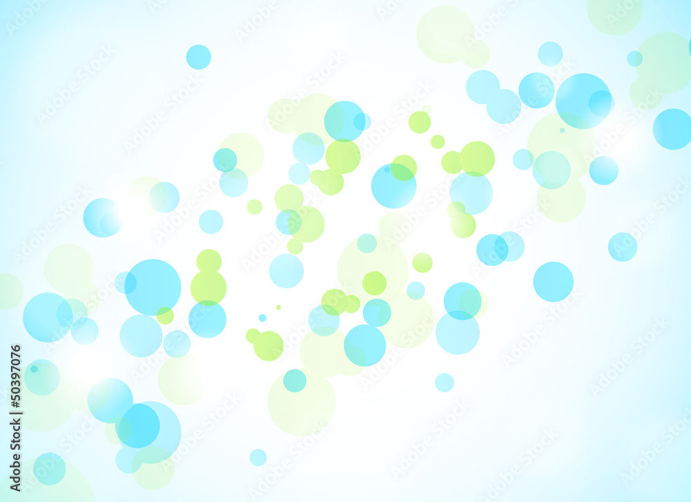 Poster abstract background with circles