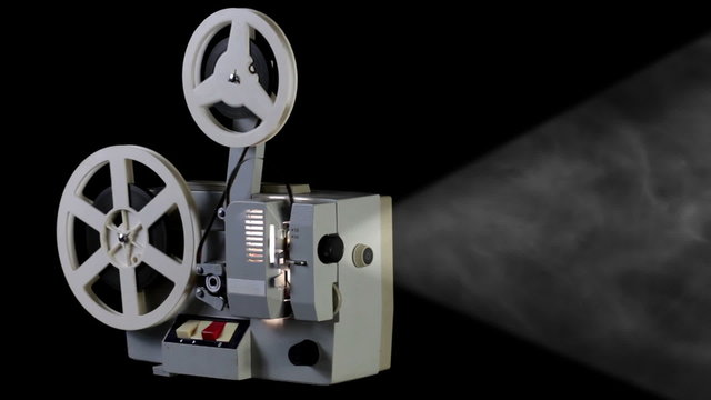 Retro cinema projector