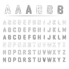 スケッチ　アルファベット