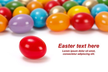 Colorful Easter eggs