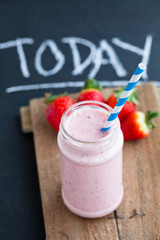 Strawberry smoothie