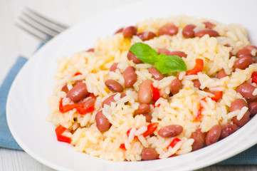 rice with red beans