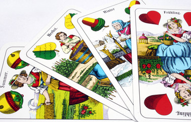 Set of Hungarian playing cards