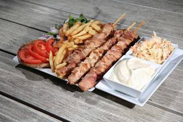 chicken skewers