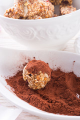 home-made nibble - muesli - small ball