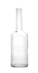 Empty glass bottle