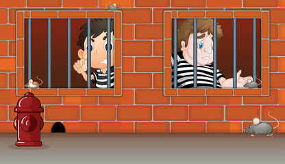 Men in the jail