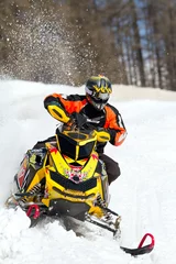 Abwaschbare Fototapete snowmobile © Silvano Rebai