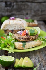 vegetarian burger
