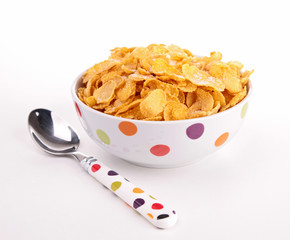 bowl of cornflakes
