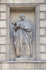 Obraz premium Statue of St. Carlo Borromeo, Madeleine Church, Paris