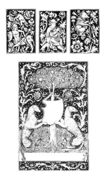 Medieval Ornaments - Enluminures - 16th century