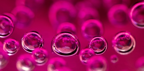 Air bubbles in water.Macro