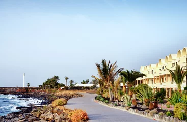 Foto op Plexiglas Seafront at Playa Blanca, Canary Islands © Kevin Eaves