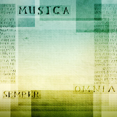 Werbung für musik, konzert, CD label