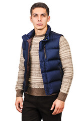 Male sweater isolated on the white