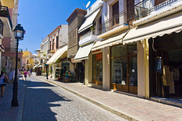 Fototapeta na wymiar Tradycyjne miasta Rethymno na Krecie, Grecja